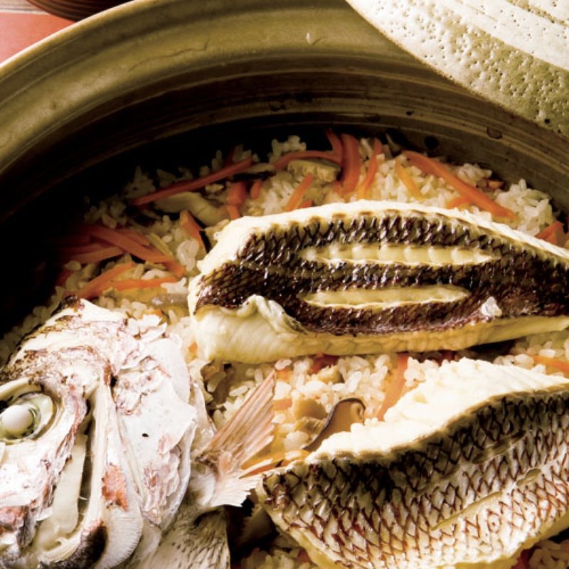 お食事 土鍋炊き鯛飯（写真は4人前）(かおりひめ)