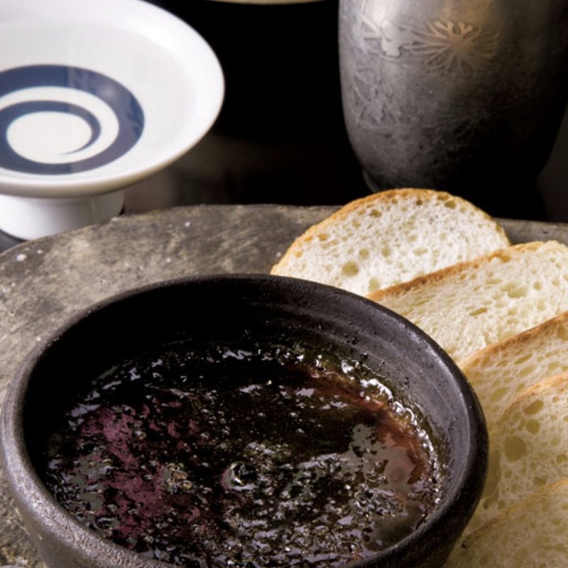 鶏レバーのクレームブリュレ(赤坂焼鳥 鳳)