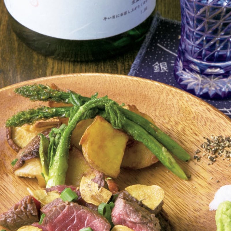 短角牛サイコロステーキ(郷酒（Gauche）郷土料理と日本酒のお店)