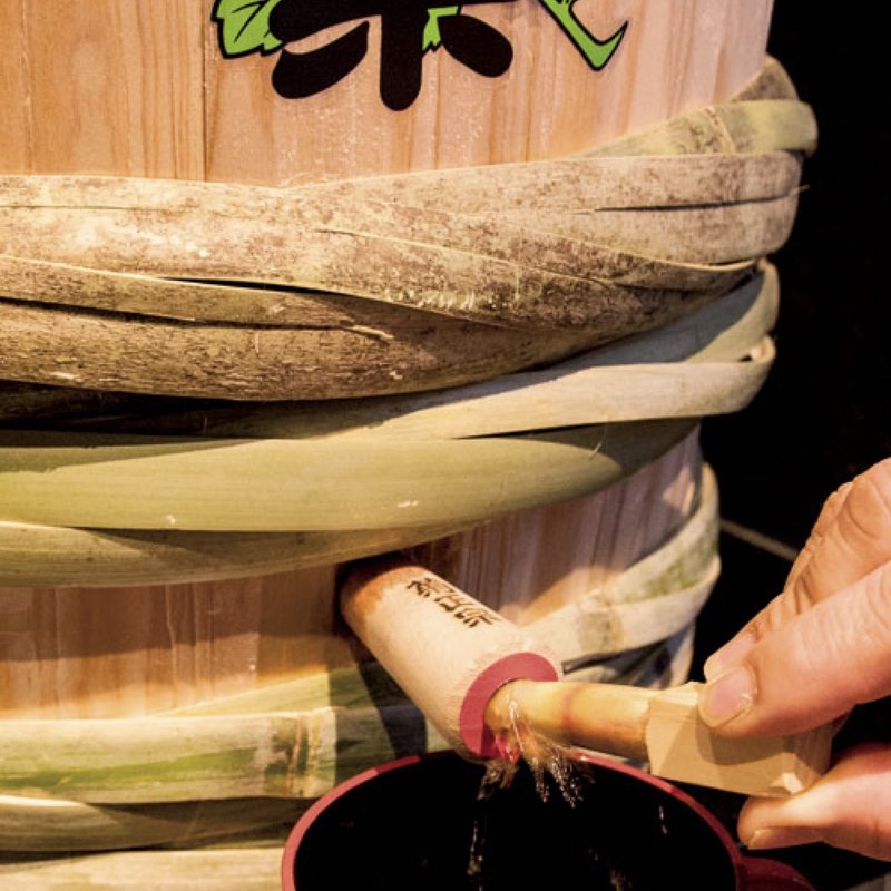 特選菊正宗樽酒(東京赤坂 やぶそば)