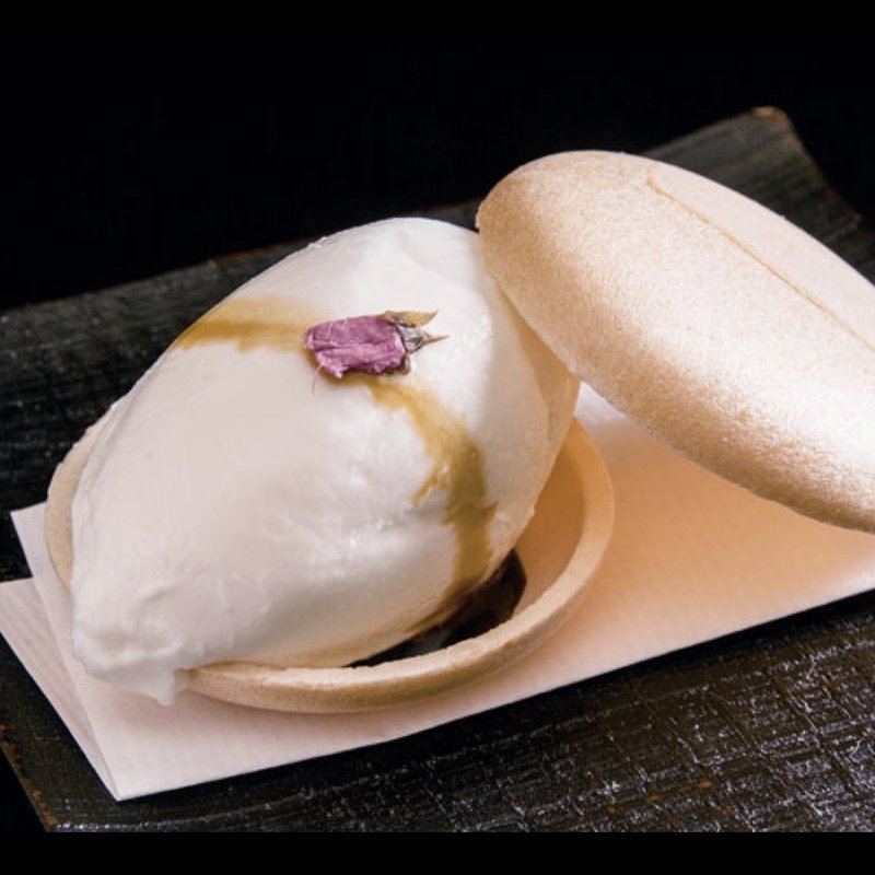 【甘味】酒粕のアイス(ぎんざ 一二岐 （ぎんざ いぶき）)