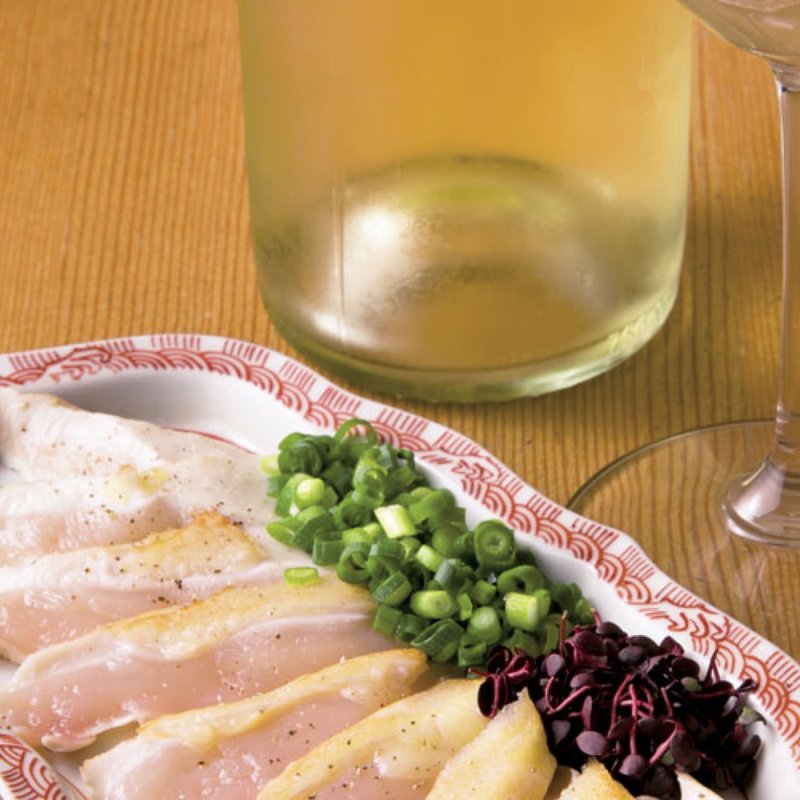 鶏胸のタタキ(炭火焼鳥 そかろ)