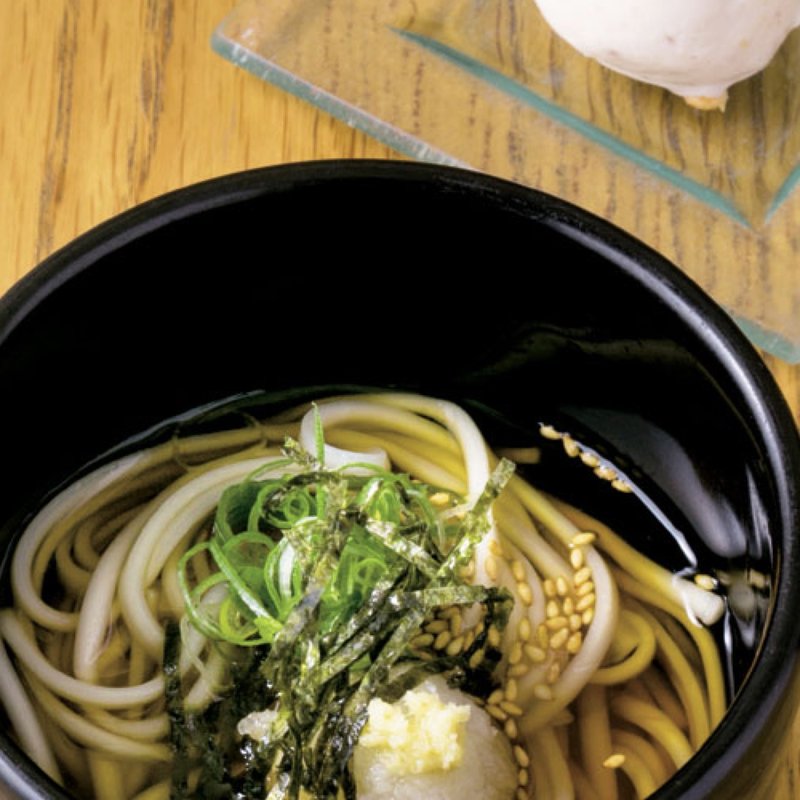 メープルシロップと胡桃のアイス、氷見うどん(丿貫)