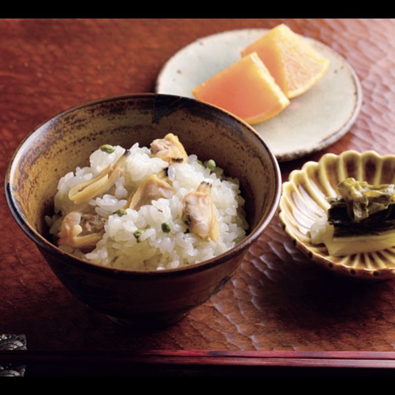 食事コース（季節の炊き込みご飯、漬物、フルーツ）(しらたまや)