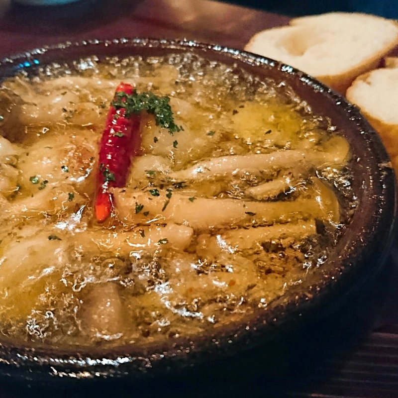 アヒージョ(えび、きのこまみれ）(CUReHA)