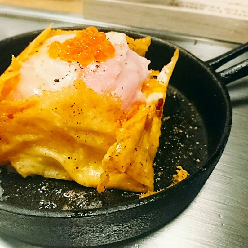 鉄板ポテサラ(鉄板とワイン BUNCH)