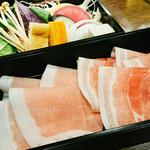 上豚しゃぶセット(しゃぶしゃぶ藤)