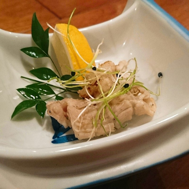 上ミノの炙り焼き(肉炉ばたBECO)