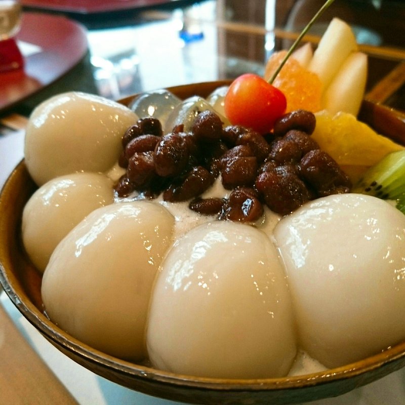 白玉あんみつ(福島 桜屋 （ふくしま さくらや）)