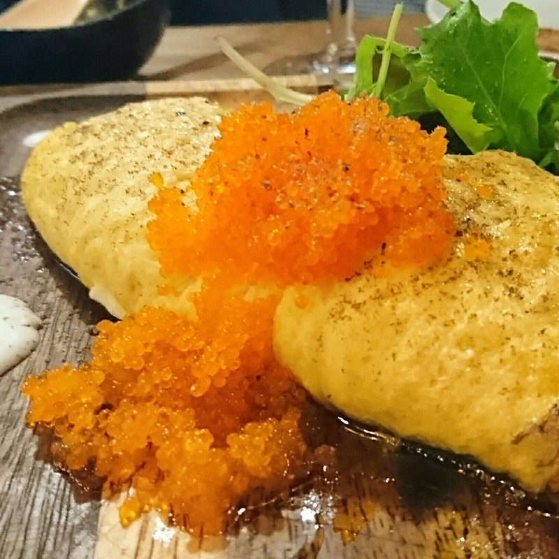 トリュフのだし巻きオムレツ(炭火バル あじと)