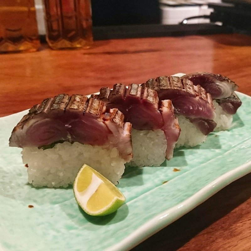 鯖棒寿司(酒と肴と旨いもん 笑緒一)