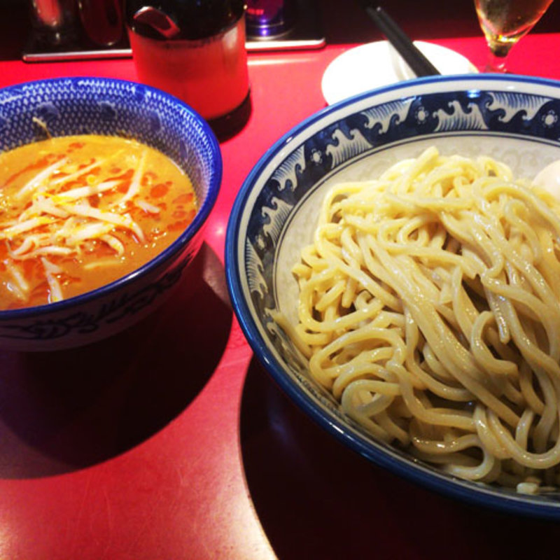 旨辛つけ麺味玉(らーめんこてんぱん)