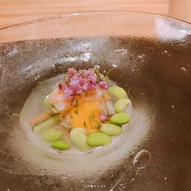 メスの毛蟹ジュレ(祇園 きだ)