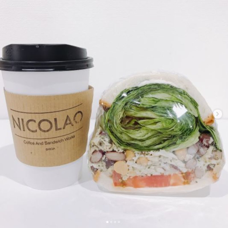 バジルチキンサンド(ファーマーズカフェ愛彩 ニコラオ)