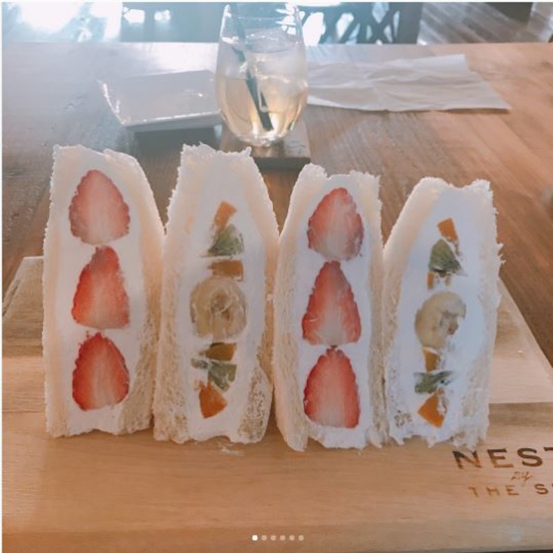 フルーツサンド(NEST by THE SEA)