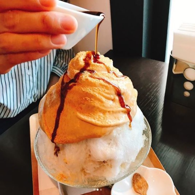 氷わらび（黒蜜きな粉）(吉祥菓寮 祇園本店 )