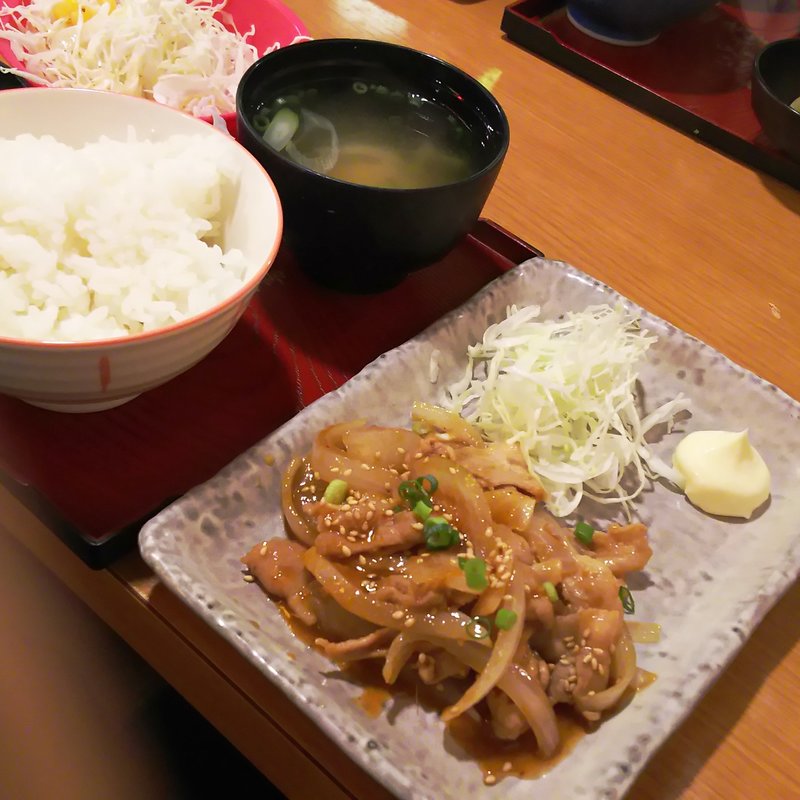 生姜焼き定食(一軒め酒場 京急川崎店)
