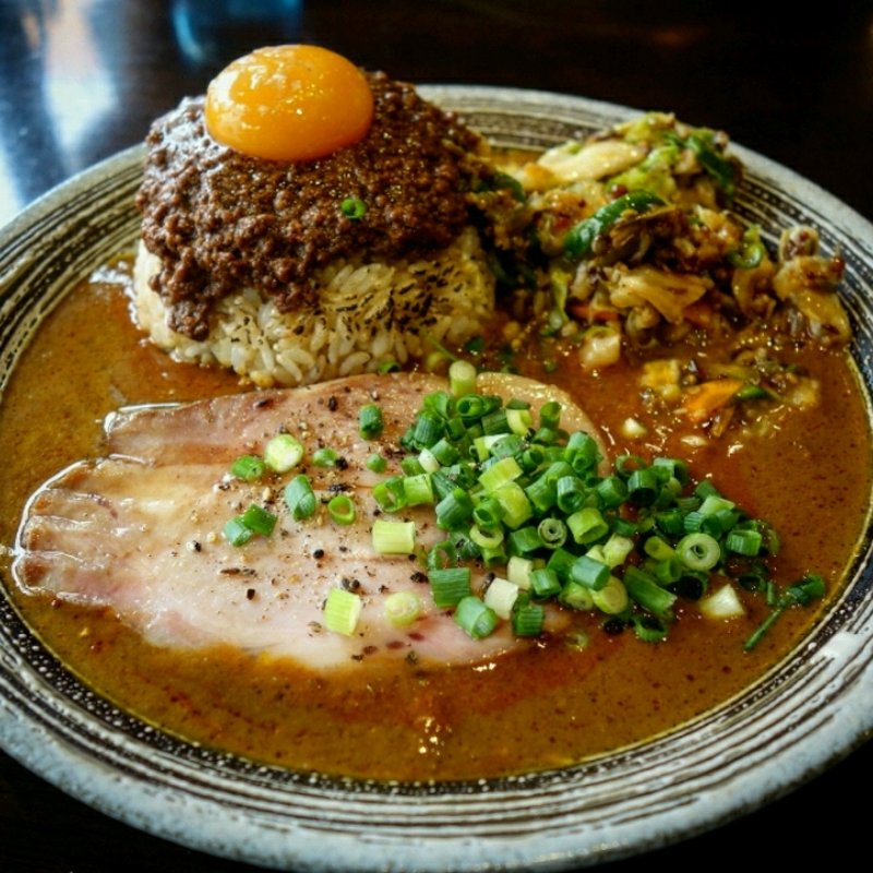 MIX 小(キーマ・ローストポーク・中華アチャール)(吉田カレー  )