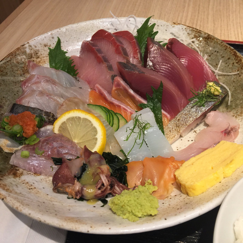 お造り定食(スタンド富)