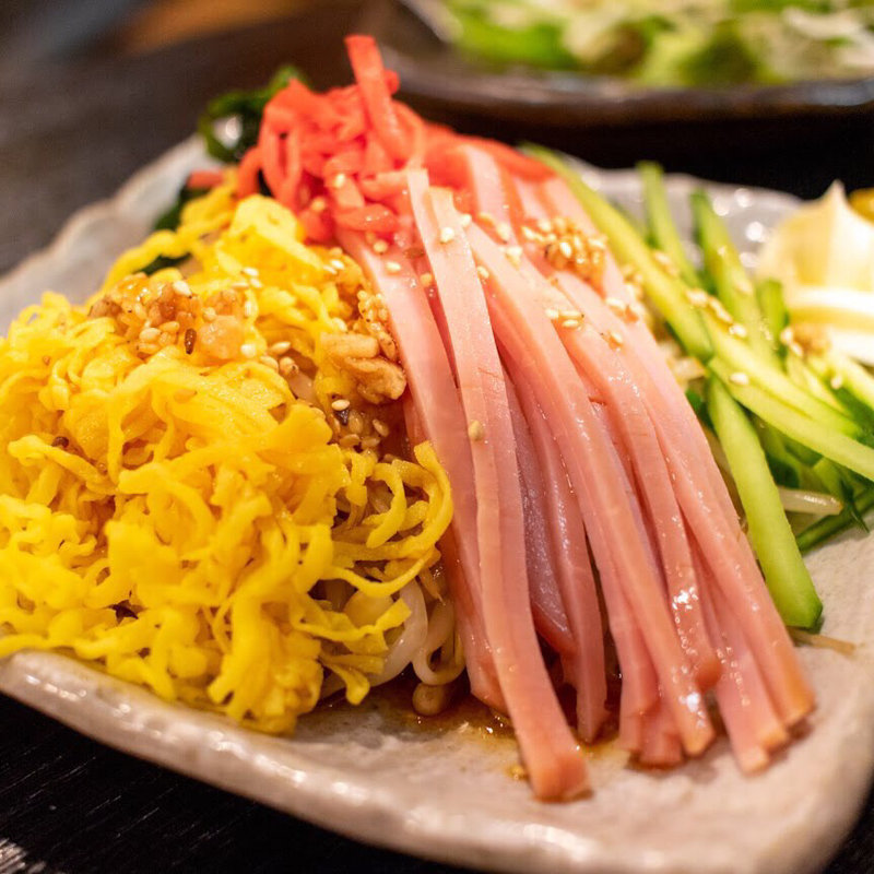 冷やし中華のあたま(俺の居酒屋 三蔵 市ヶ谷店 )