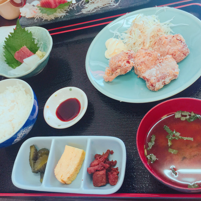 日替わり    マグロの竜田揚げ(おさしみや )