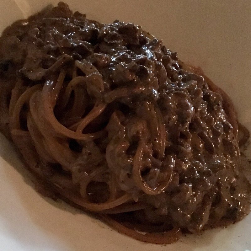 ポルチーニ茸のクリームパスタ(Bar YAMORI（バーヤモリ）)