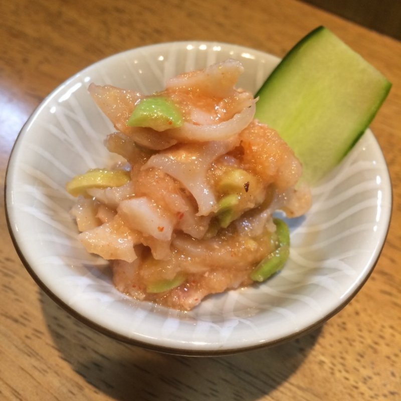 ヤゲンなんこつ明太和え(くれない)