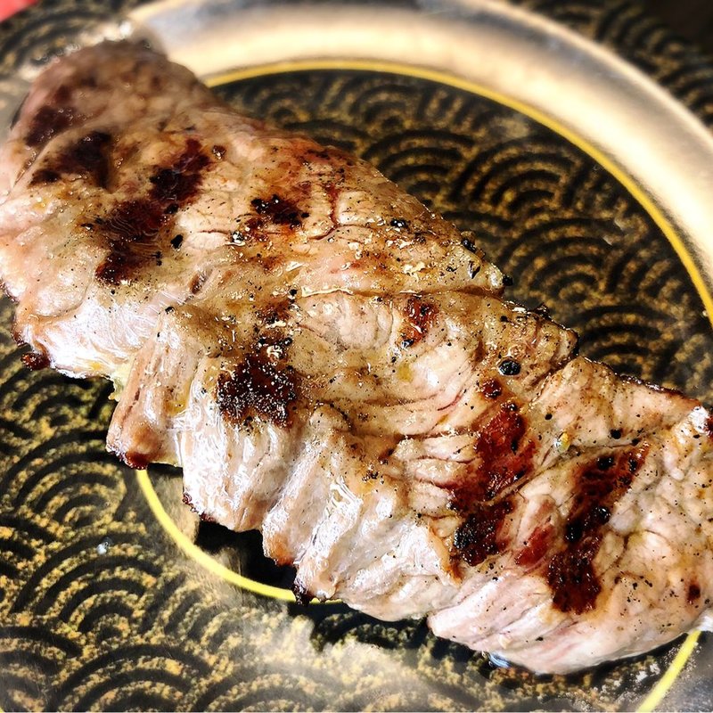 ブランド牛佐賀牛ステーキの握りずし(無添蔵 北花田店)