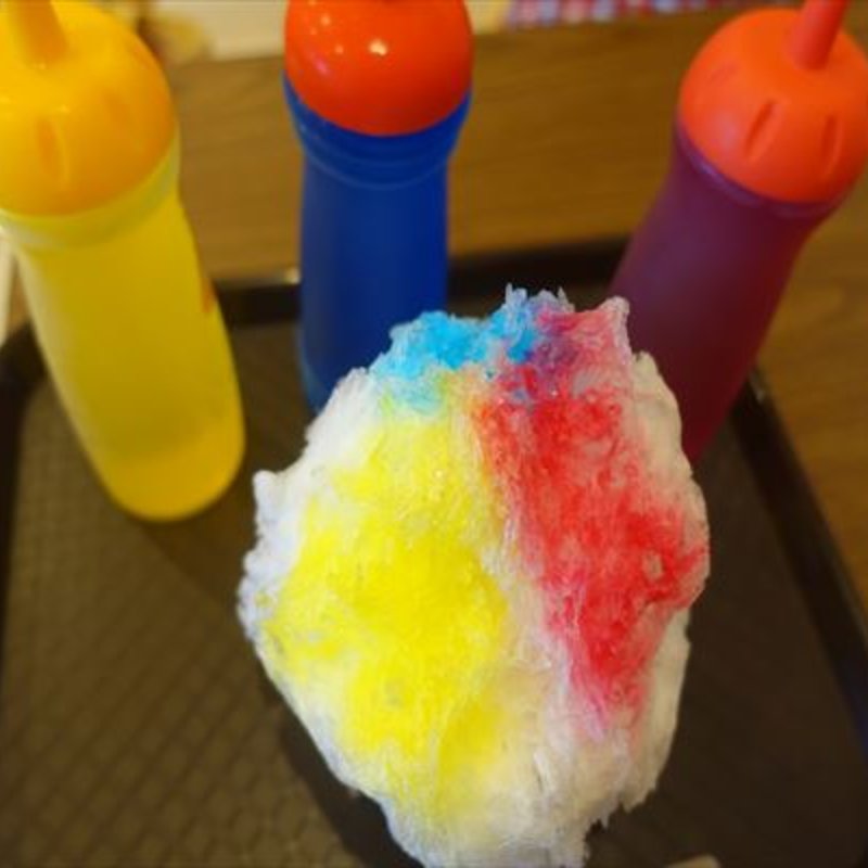 かき氷　レインボー(上武 （ジョウブ）)