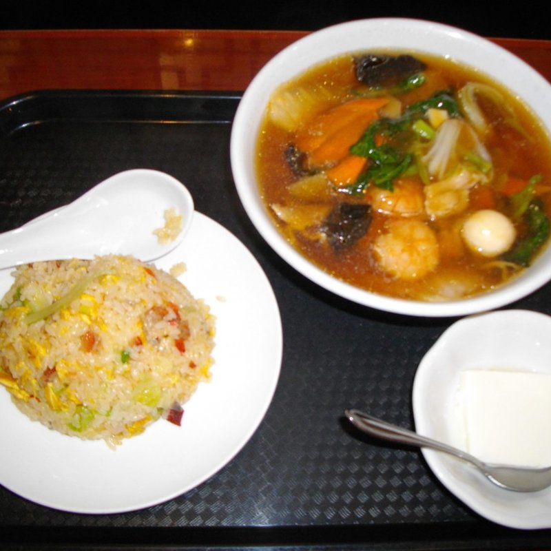 五目タン麺半チャーハンセット(中華ダイニング 唐庄酒家 泉大沢店 （トウリョウシュカ）)