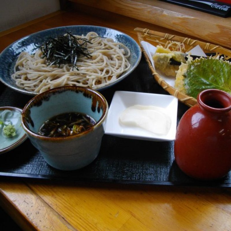 げそ天ざる(そば処 あお木 )