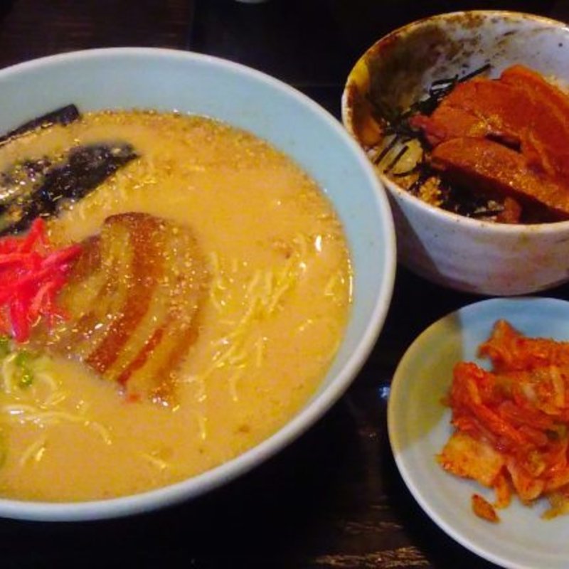 とんこつらあめんミニ丼セット(楽 仙台泉分店 )