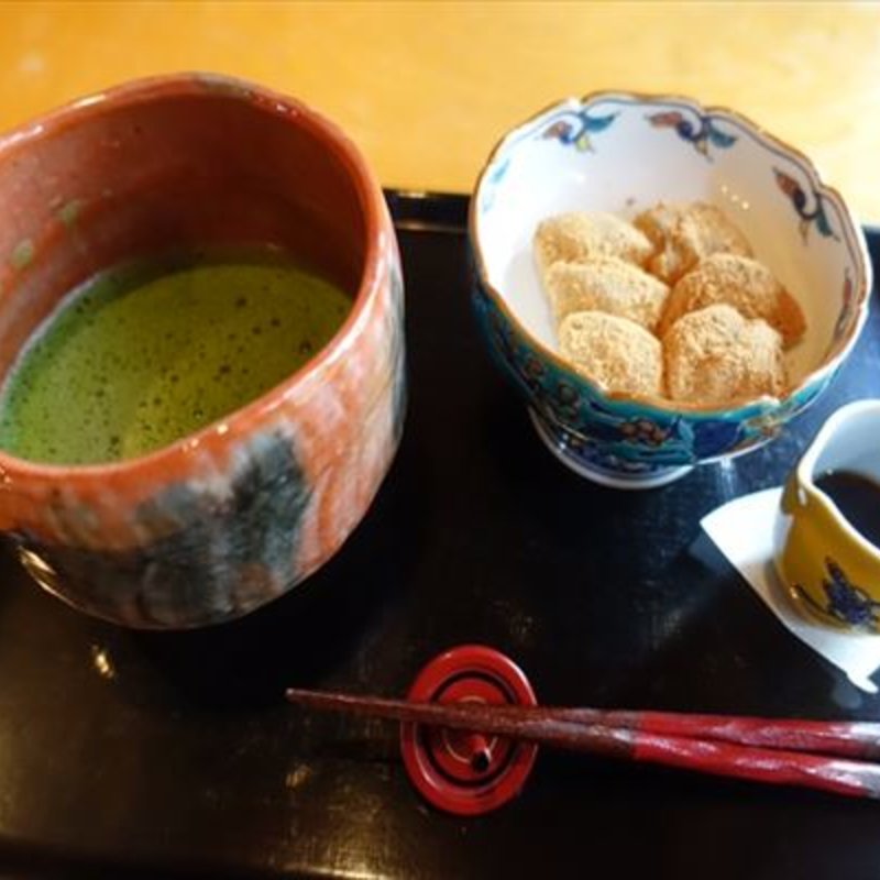 抹茶　和菓子付き　高雄(祇園 )