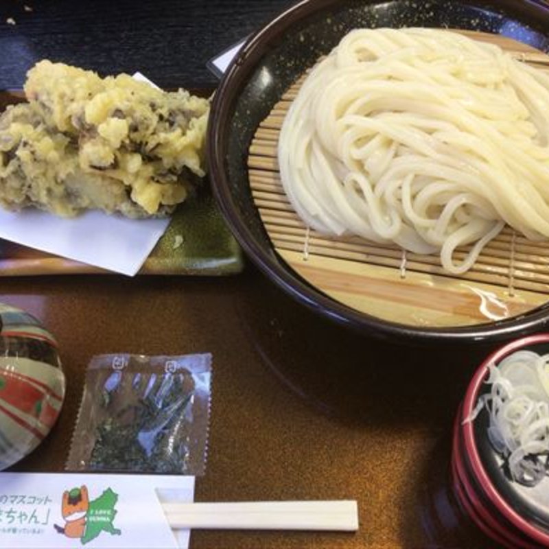 うどん食べ放題舞茸天ぷらセット(庵古堂 )
