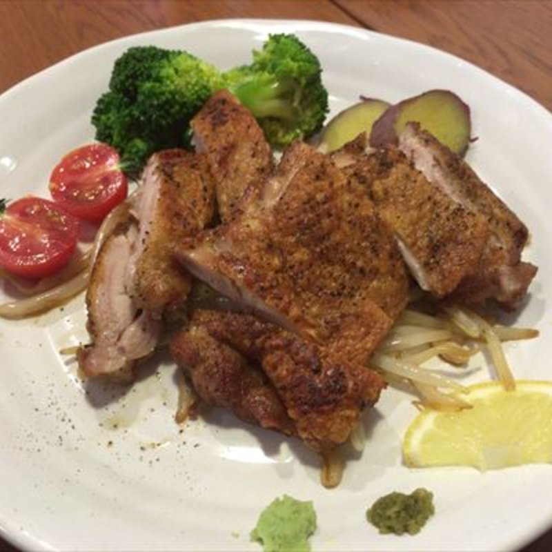 国産とりのソテー(ハコニワ食堂)