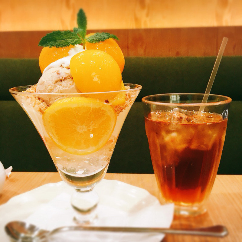 アプリコット＆メープルナッツアイスパフェ(アフタヌーンティー・ティールーム 本厚木ミロード)