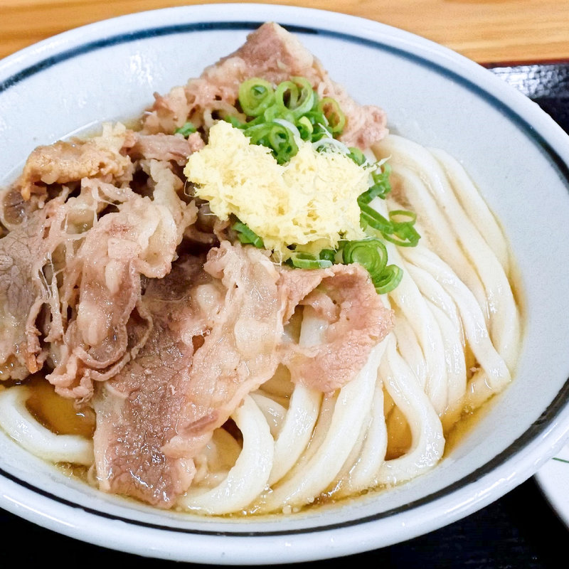 肉ぶっかけ冷(こがね製麺所 高松木太店)