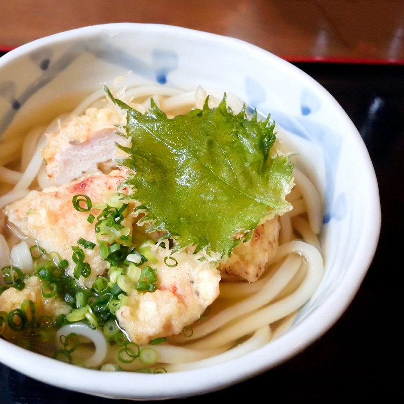 とり天うどん(しんぺいうどん )