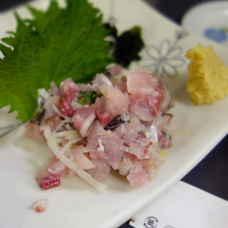 アジたたき(酒亭玉河)