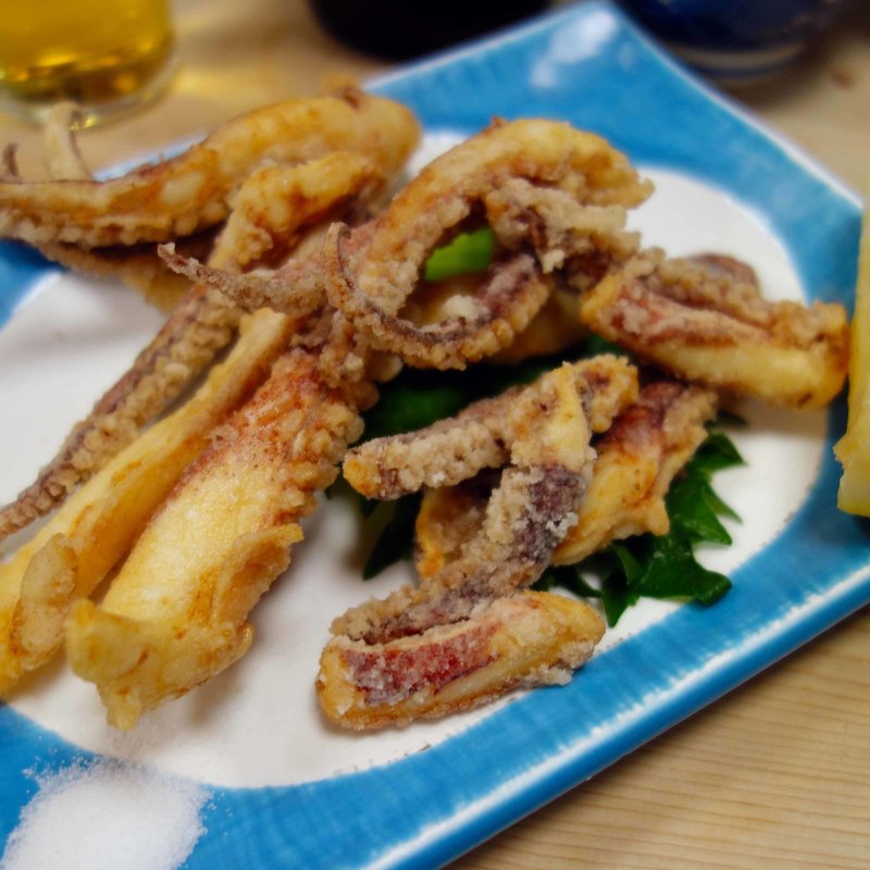 いかゲソ唐揚げ(三州屋)