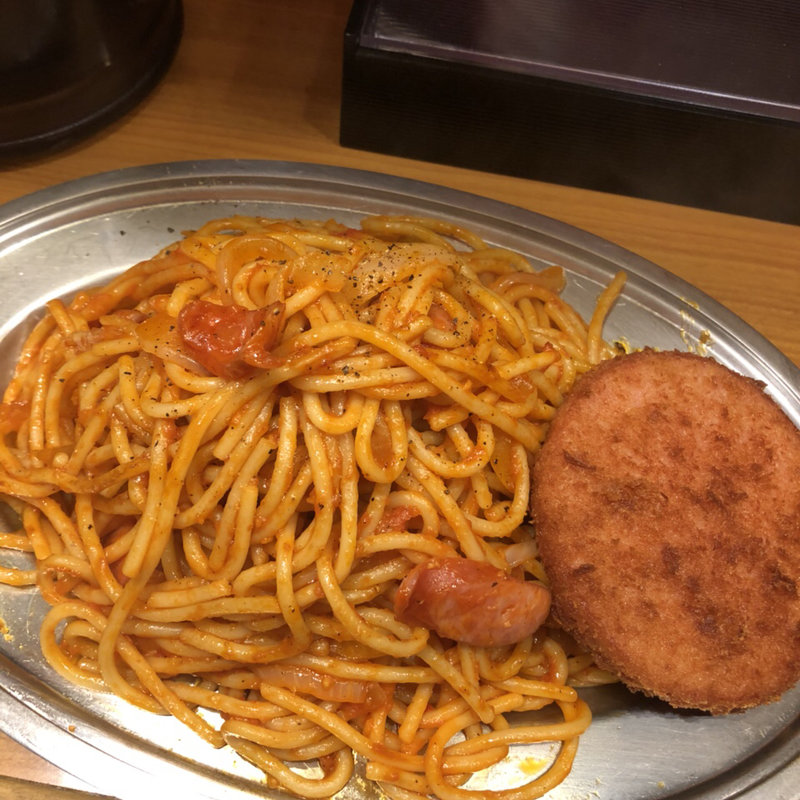 ナポリタンハムカツ(スパゲッティーのパンチョ 新橋店 )