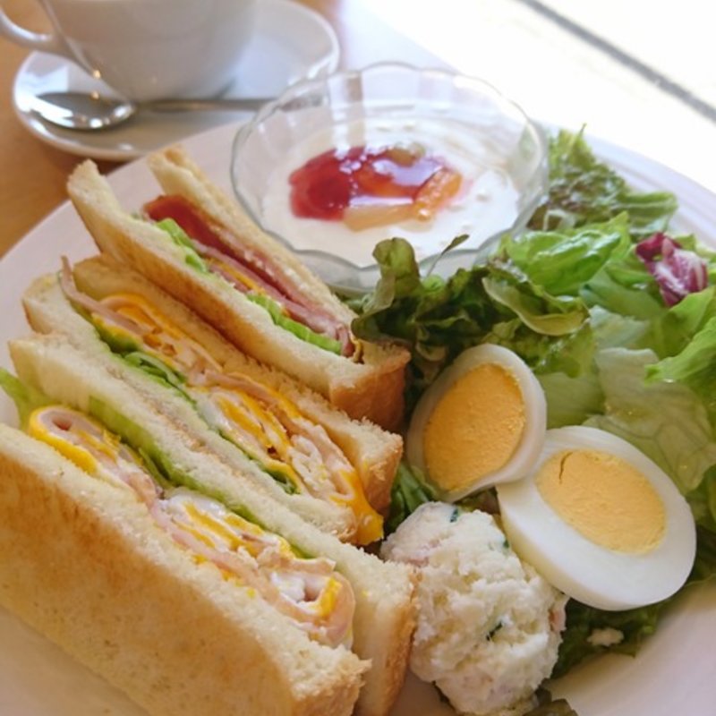 ベーコンエッグセット(オークフード 桂本店 )