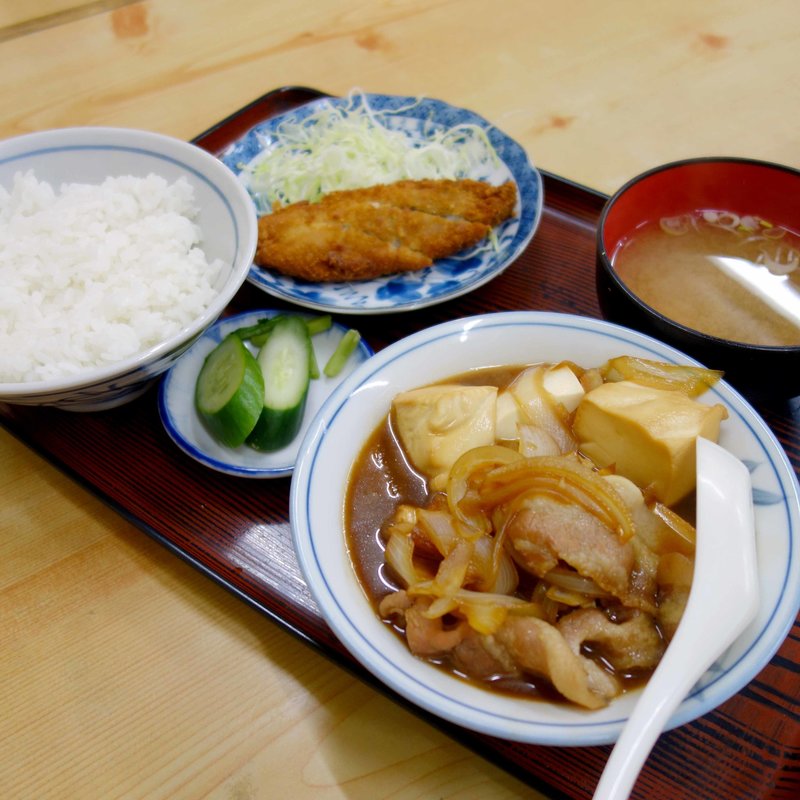 肉豆腐フライセット(いこい食堂 )