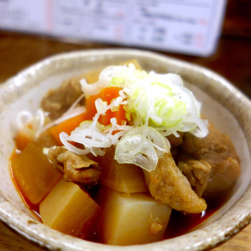 牛すじ煮込み(駒安)