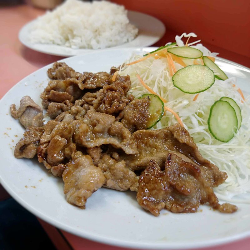 豚肉にんにく焼き(インドール )