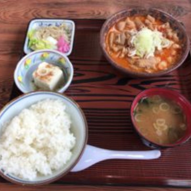 もつ煮定食（おかず大盛）