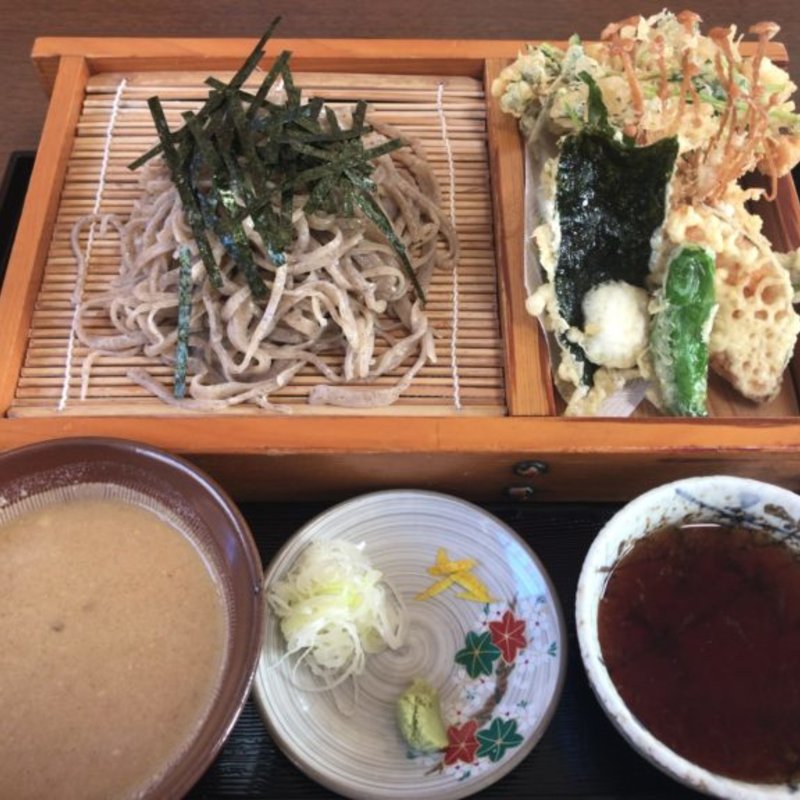 くるみ天ざる(そば工房 そば福)