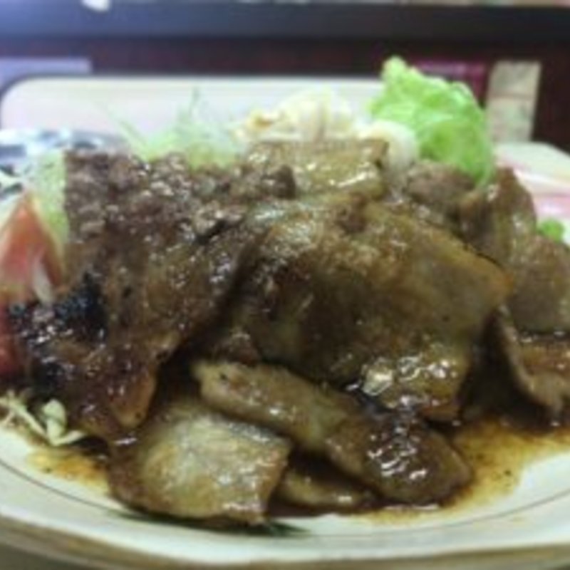 生姜焼き定食(スタミナ道場 )