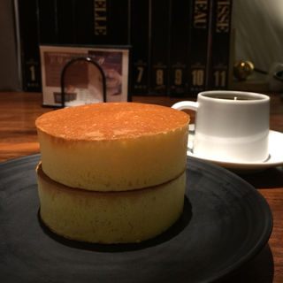 ホットケーキ(自家焙煎珈琲みじんこ)