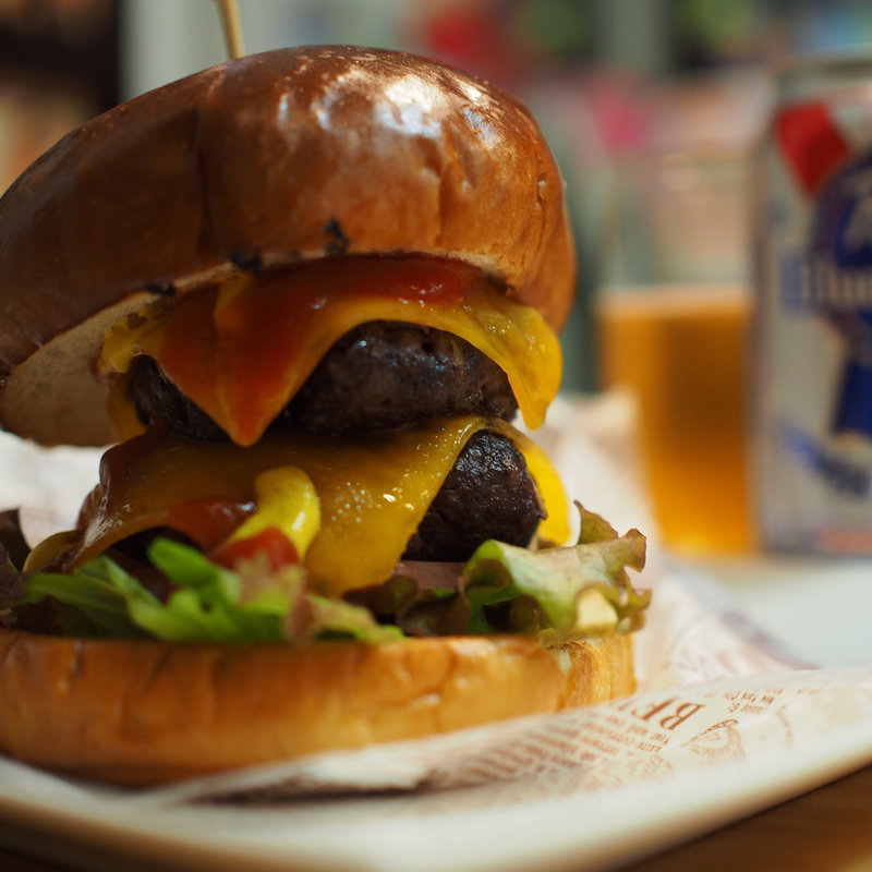 ダブルチーズバーガー(Shin's BURGER)